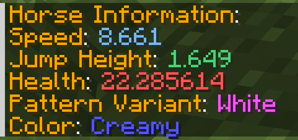Minecraft Mod : Animal Info 1