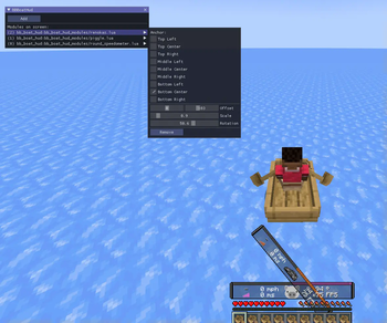 Minecraft Mod : BBBoatHud 1