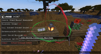Minecraft Mod : Axis WorldEditor 8