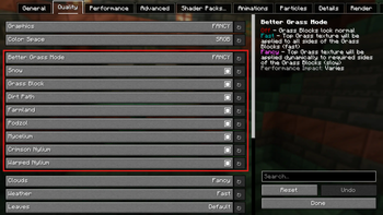 Minecraft Mod : BetterGrassify 2