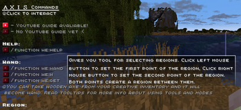 Minecraft Mod : Axis WorldEditor 1