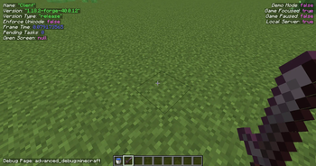 Minecraft Mod : Advanced Debug 10