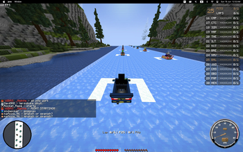 Minecraft Mod : Boat HUD (from NFS Most Wanted 2005) 1