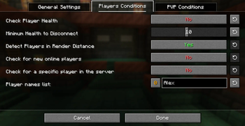 Minecraft Mod : Auto Disconnect 4