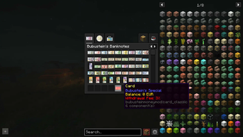 Minecraft Mod : BUBUSTEIN's Money Mod 4