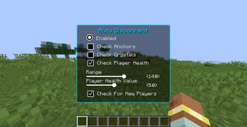 Minecraft Mod : Auto Disconnect 1