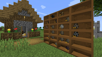 Minecraft Mod : Akicater's shelf mod 2