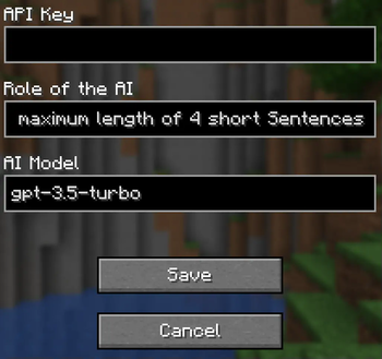 Minecraft Mod : AIChat 1