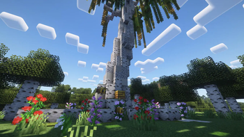 Minecraft Mod : Big Birch Tree 2