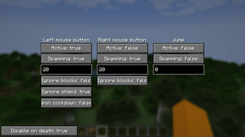Minecraft Mod : Auto Clicker 3