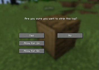 Minecraft Mod : AreYouSure 1
