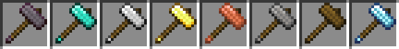 Minecraft Mod : Banilla Hammers 1