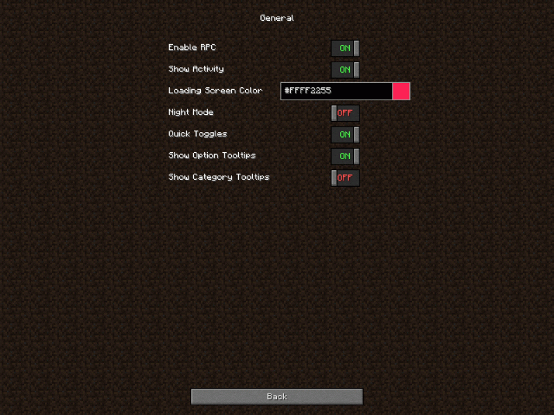 Minecraft Mod : AxolotlClient 4