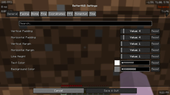 Minecraft Mod : BetterHUD 2