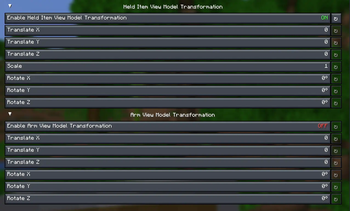 Minecraft Mod : 60fy Viewmodel Customizer 3