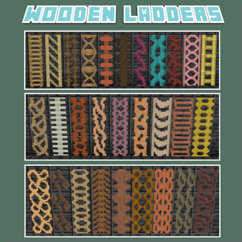 Minecraft Mod : Aesthetic Ladders 1