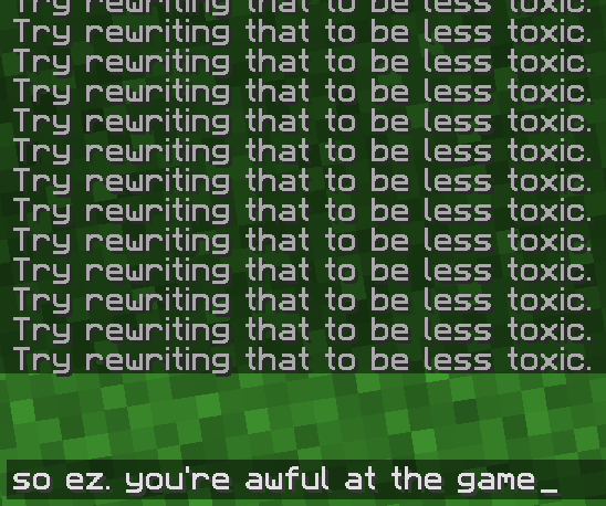 Minecraft Mod : Against Toxicity 1