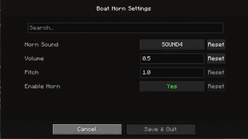 Minecraft Mod : Boat Horn 1