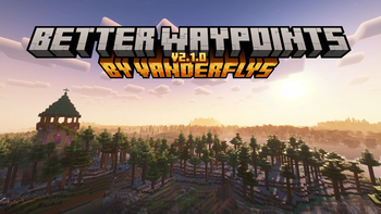 Minecraft Mod : Better Waypoints 2