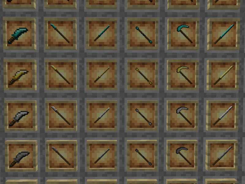 Minecraft Mod : Almiris Weapons 1