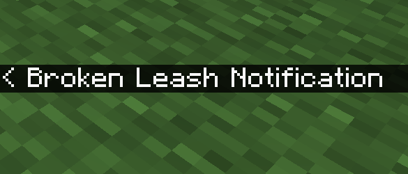 Minecraft Mod : Broken Lead Warner 1