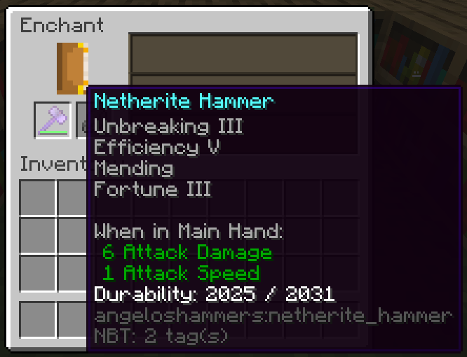 Minecraft Mod : Angelo's Hammers 3