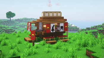 Minecraft Mod : Asian food cart 1