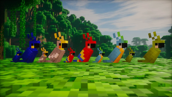 Minecraft Mod : Breed Parrots With Seeds 1