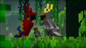 Minecraft Mod : Breed Parrots With Seeds 2