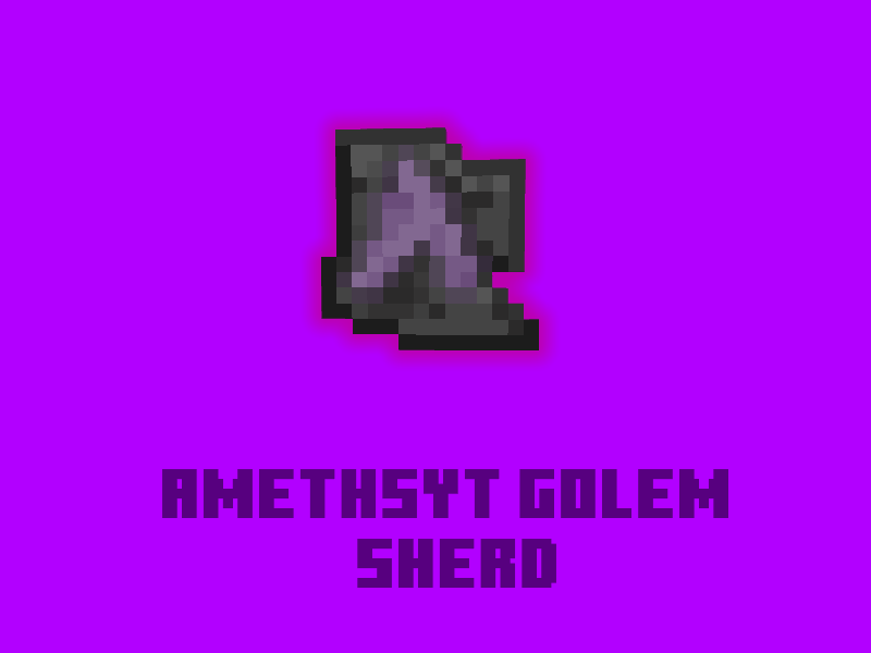 Minecraft Mod : Amethyst Golem Refreshed 2