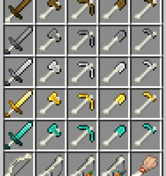 Minecraft Mod : BoneToolCrafting 1