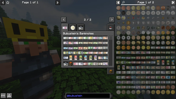 Minecraft Mod : BUBUSTEIN's Money Mod 7