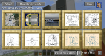 Minecraft Mod : Blueprints 2