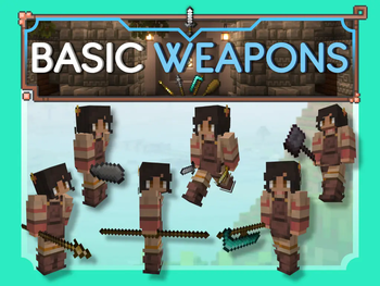 Minecraft Mod : Basic Weapons 1