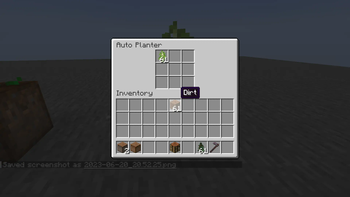 Minecraft Mod : Auto Planter 1