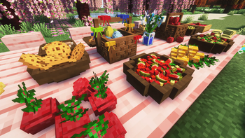 Minecraft Mod : 3D Placeable Food (New Update, Easter touch ups) 4