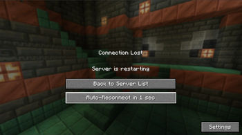 Minecraft Mod : AH AutoReconnect 1