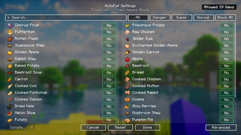 Minecraft Mod : AutoEat 10