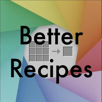 Minecraft Mod : Better Recipes 2