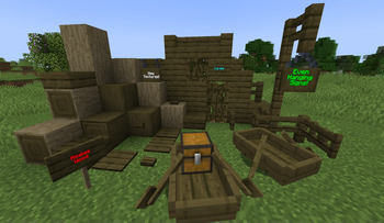 Minecraft Mod : Azalea Wood Set 4