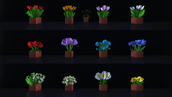 Minecraft Mod : Bushier Flowers 1