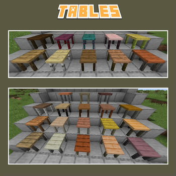 Minecraft Mod : Aesthetic Tables 3