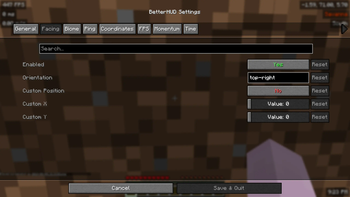 Minecraft Mod : BetterHUD 3
