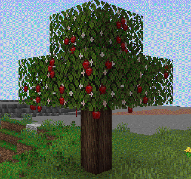 Minecraft Mod : Biggs Apple Trees 1