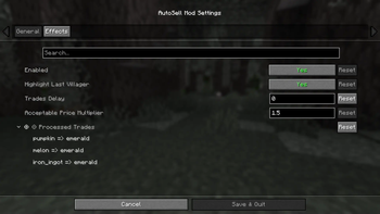 Minecraft Mod : AutoSell 1