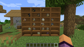 Minecraft Mod : Akicater's shelf mod 1
