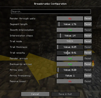 Minecraft Mod : Breadcrumbs 3