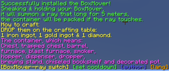 Minecraft Mod : Box Mover 1