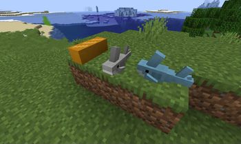 Minecraft Mod : Blahaj (Fabric) - replushed 10