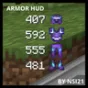 Minecraft Mod : Armor Durability HUD